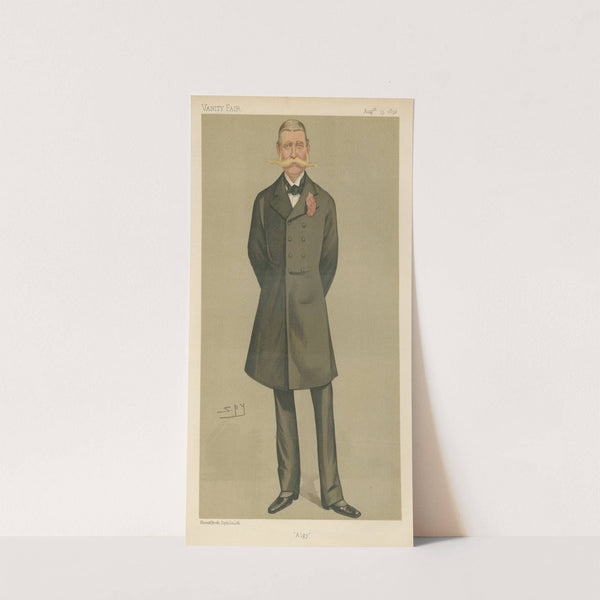 Politicians – ‘Algay’. Sir Algernon Edward West. 13 August 1892 (1892) by Leslie Matthew Ward