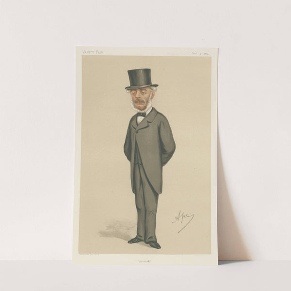 Politicians – ‘Amends’. The Rt. Hon. Stephen Cave. October 3, 1874 (1874) by Carlo Pellegrini