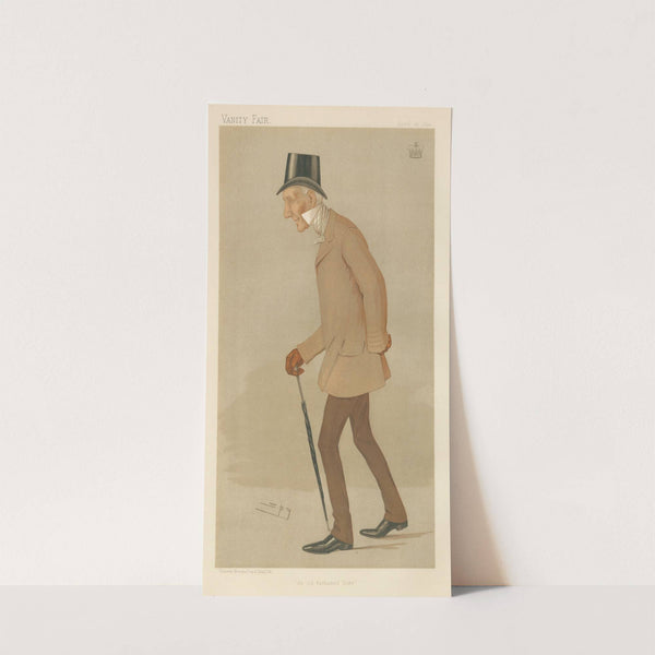 Politicians – ‘An old fashioned Duke’. The Duke of Somerset. 27 April 1893 (1893) by Leslie Matthew Ward