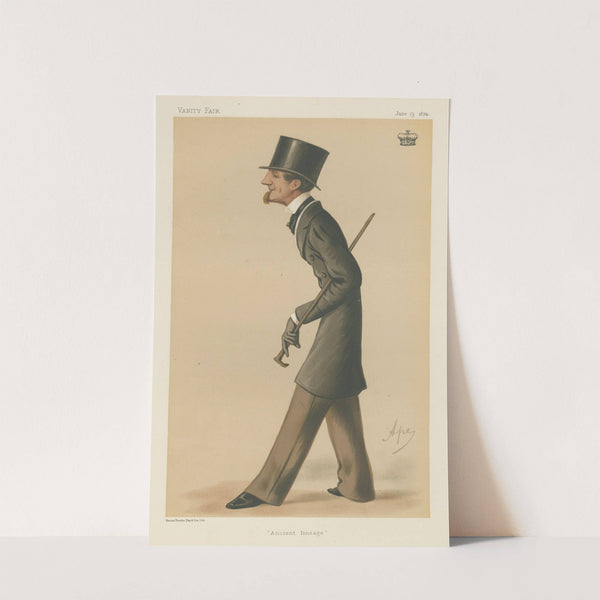 Politicians; ‘Ancient Lineage’, The Marquis of Bath, June 13, 1874 (1874) by Carlo Pellegrini