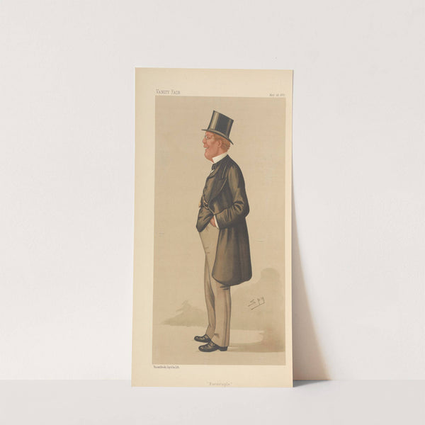 Politicians – ‘Barnstaple’. Mr. George Pitt- Lewis. 28 May 1887 (1887) by Leslie Matthew Ward