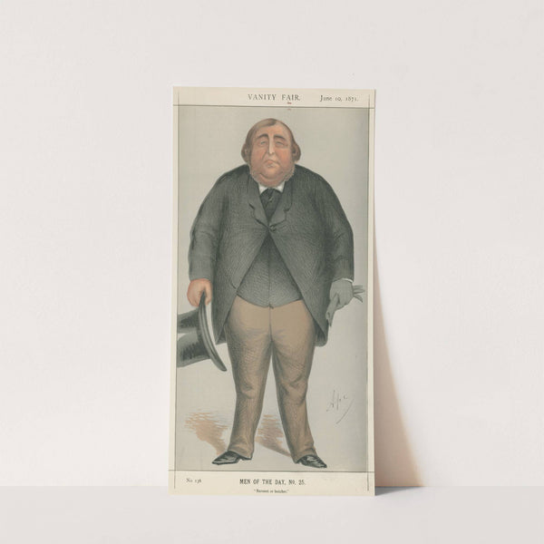 Politicians – ‘Baronet or butcher’. Sir Roger Doughty Tichborne. 10 June 1871 (1871) by Carlo Pellegrini