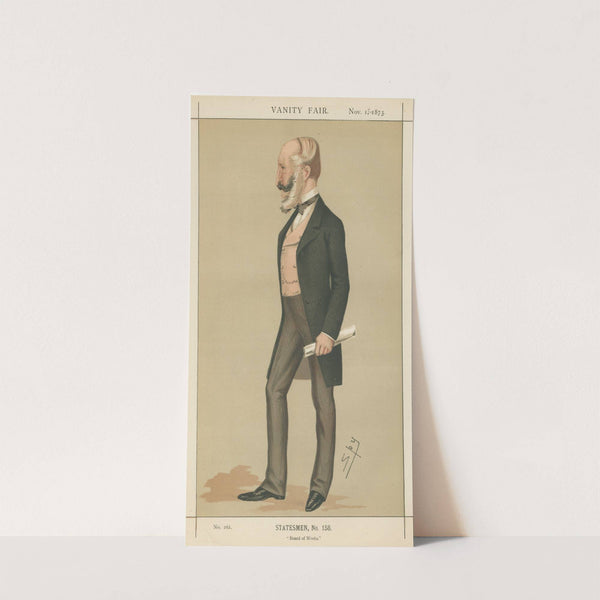 Politicians – ‘Board of Works.’ Colonel James MacNaughton Hogg. 15 November 1873 (1873) by Leslie Matthew Ward