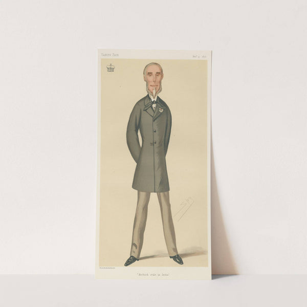 Politicians – ‘British rule in India’. The Earl of Northbrook. 9 December 1876 (1876) by Leslie Matthew Ward