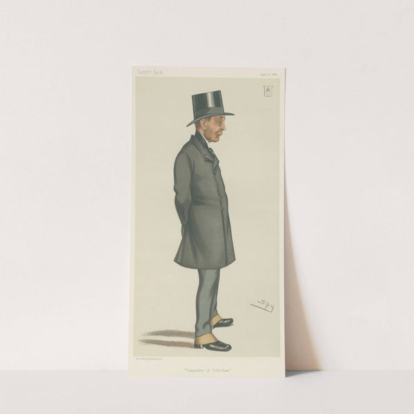 Politicians – ‘Committee of Selection’. The Rt. Hon. Sir John Robert Mowbray. 8 April 1882 (1882) by Leslie Matthew Ward