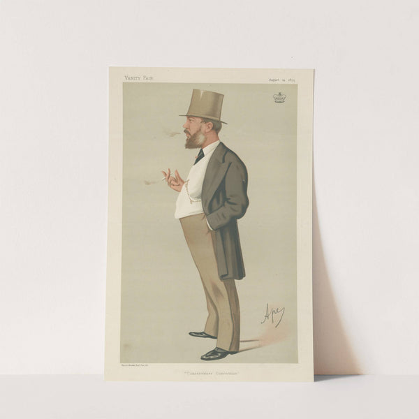 Politicians – ‘Conservative Conversion.’ Lord Wharncliffe. 14 August 1875 (1875) by Carlo Pellegrini