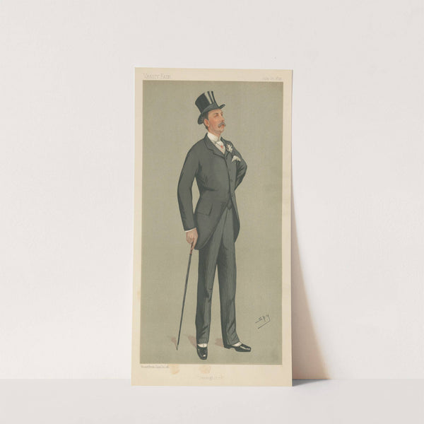 Politicians – ‘Denbighshire’. Col. William Cornwallis West. 16 July 1892 (1892) by Leslie Matthew Ward