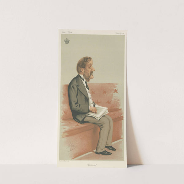 Politicians – ‘Diplomacy’. James Howard Harris, Earl of Malmesbury. 25 July 1874 (1874) by Carlo Pellegrini