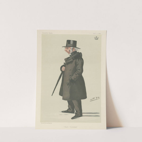 Politicians – ‘East Cornwall’. Lord Robartes. 4 February 1882 (1882) by Leslie Matthew Ward