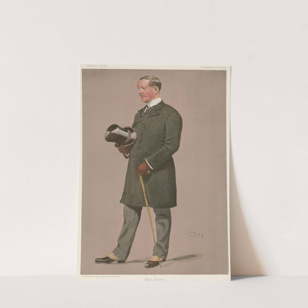 Politicians – ‘East Sussex’. Col. Brookfield. September 29, 1898 (1898) by Leslie Matthew Ward