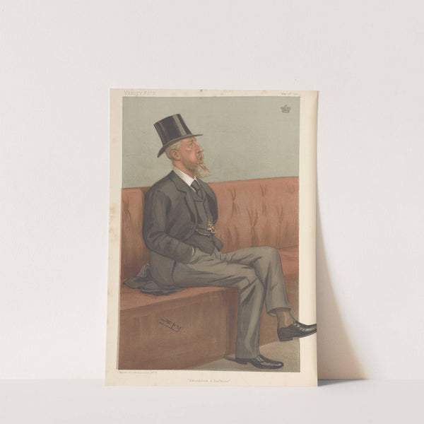 Politicians – ‘Education and Defense’. The Duke of Devonshire. May 15, 1902 (1902) by Leslie Matthew Ward