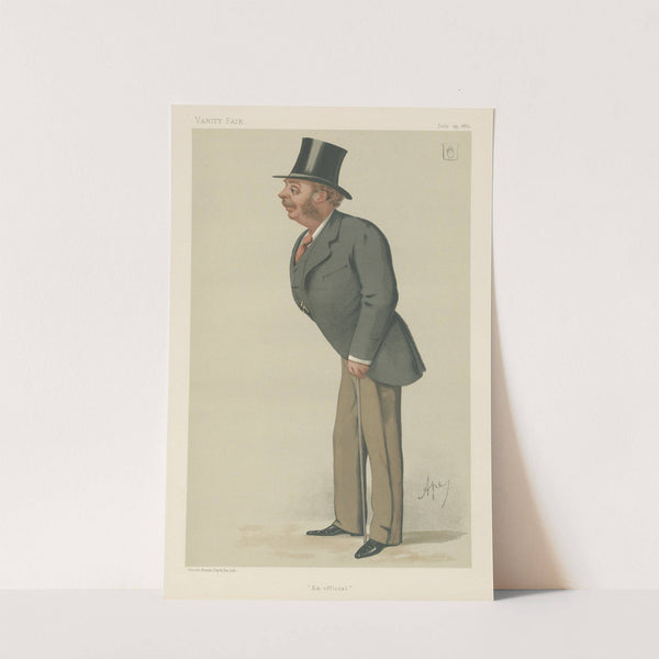 Politicians – ‘Ex-official’. Sir Matthew White Ridley. 23 July 1881 (1881) by Carlo Pellegrini