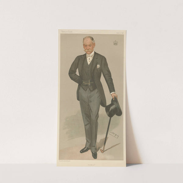 Politicians – ‘Goodwood’. The Earl of March. 20 August 1896 (1896) by Leslie Matthew Ward