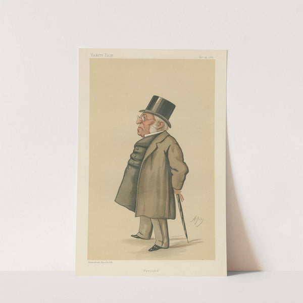 Politicians – ‘Hansard’. Mr. Henry Hansard. November 29, 1884 (1884) by Carlo Pellegrini