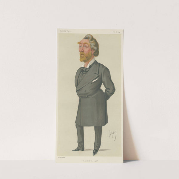 Politicians – ‘He Killed the cat’. Mr. Arthur John Otway. 8 February 1879 (1879) by Carlo Pellegrini