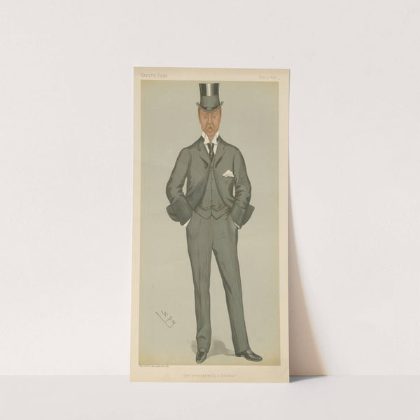 Politicians – ‘Heir presumptive to a Dukedom’. Mr. Victor Cavendish. May 9, 1896 (1896) by Leslie Matthew Ward