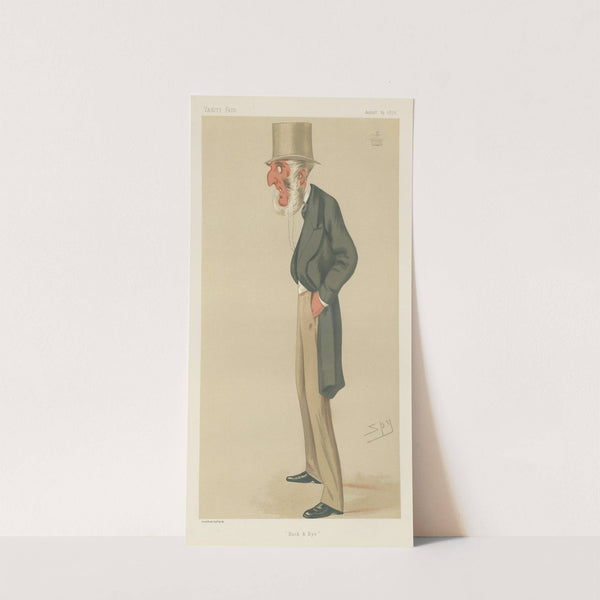 Politicians – ‘Hook and Eye’. Lord Vivian. 19 August 1876 (1876) by Leslie Matthew Ward