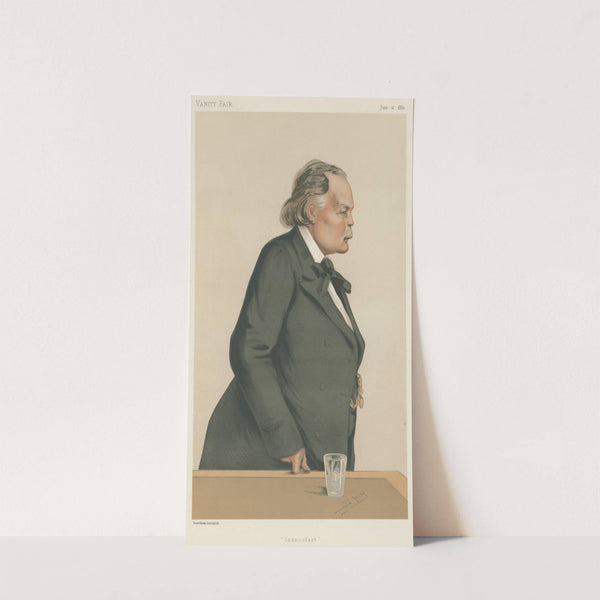 Politicians – ‘Inconoclast’. Mr. Charles Bradlaugh. June 12, 1880 (1880) by Leslie Matthew Ward