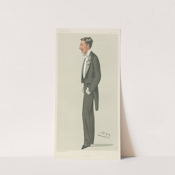 Politicians – ‘Kim’. Viscount Mandeville. 22 April 1882 (1882) by Leslie Matthew Ward