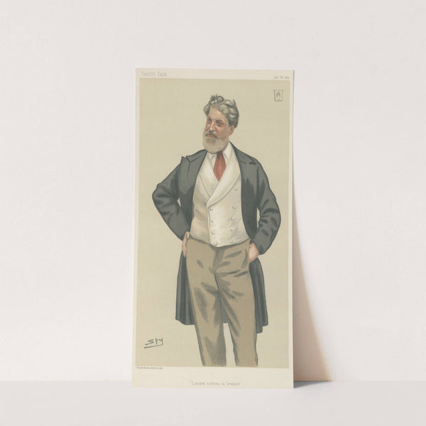 Politicians – ‘Landed estates in Ireland’. Sir Thomas Bateson. January 28, 1882 (1882) by Leslie Matthew Ward