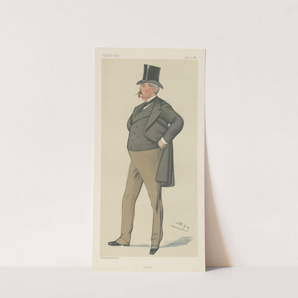 Politicians – ‘Lofty’, Mr. Arthur Loftus Tottenham. 15 April 1882 (1882) by Leslie Matthew Ward