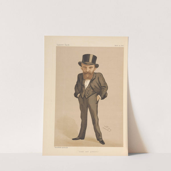 Politicians – ‘loyal and patriotic’. Mr. Thomas Wallace Russell. 24 March 1888 (1888) by Leslie Matthew Ward