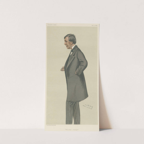 Politicians – ‘military changes’. Mr. John Holms. 18 February 1882 (1882) by Leslie Matthew Ward