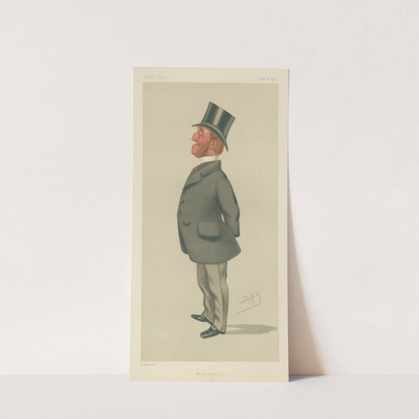 Politicians – ‘Montgomeryshire’. Mr. Charles Watkin Williams-Wynn. 28 June 1879 (1879) by Leslie Matthew Ward
