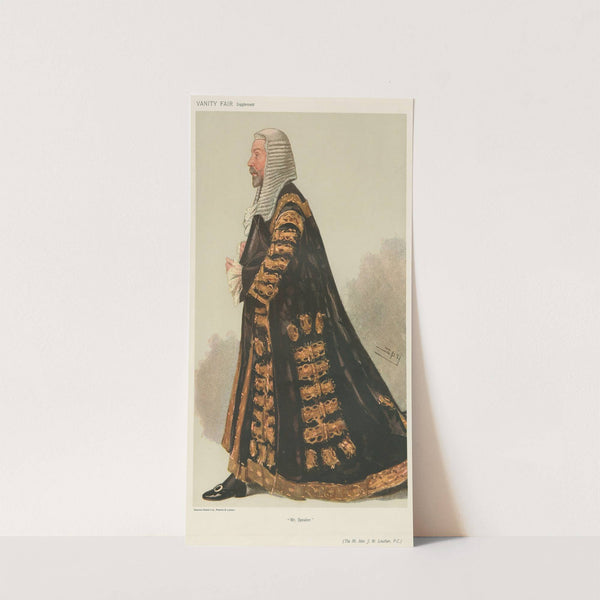 Politicians – ‘Mr. Speaker.’ The Rt. Hon. J.W. Lowther (1906) by Leslie Matthew Ward