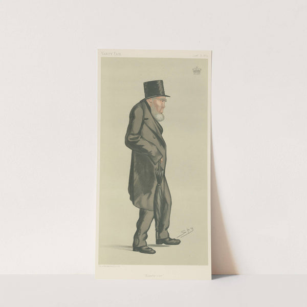 Politicians – ‘Ninety-one’. The Earl of Mountcashell. 8 September 1883 (1883) by Leslie Matthew Ward