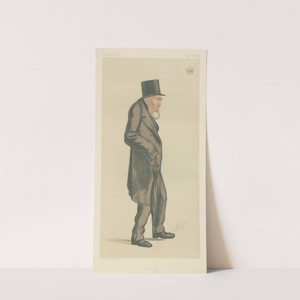 Politicians; ‘Ninety-one’, The Earl of Mountcashell, September 8, 1883 (1883) by Leslie Matthew Ward