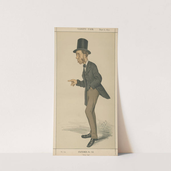 Politicians – ‘Noisy Tom’. Sir Thomas Collins. September 6, 1873 (1873) by Leslie Matthew Ward