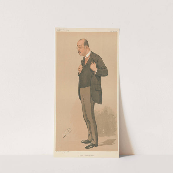 Politicians – ‘North Cambridgeshire’, The Hon. Arthur George Brand. July 19, 1884 (1884) by Leslie Matthew Ward