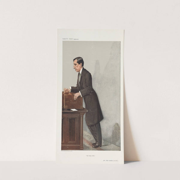 Politicians – ‘Our Army Critic.’ Mr. Arthur Hamilton Lee. 23 January 1907 (1907) by Leslie Matthew Ward