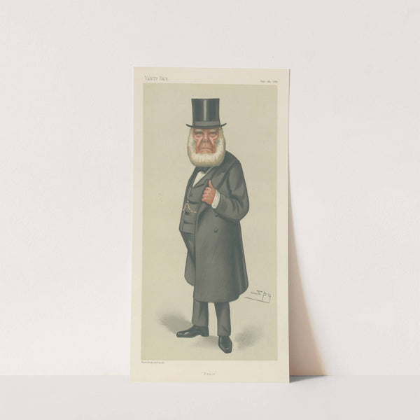 Politicians – ‘Peace’. Mr. Henry Richard. 4 September 1880 (1880) by Leslie Matthew Ward