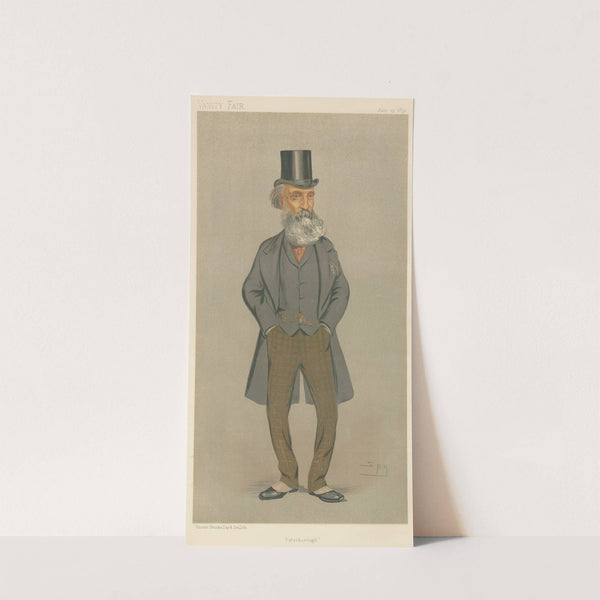 Politicians – ‘Peterborough’. Mr. Alpheus Cleophas Morton. 15 June 1873 (1873) by Leslie Matthew Ward