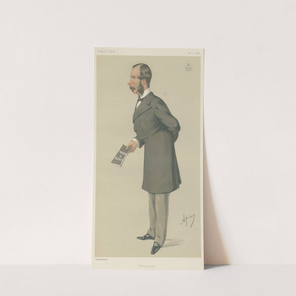 Politicians – ‘Reciprocity’. Lord Bateman. January 11, 1879 (1879) by Carlo Pellegrini