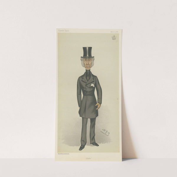 Politicians – ‘Slate’. Lord Penthyn. 25 March 1882 (1882) by Leslie Matthew Ward