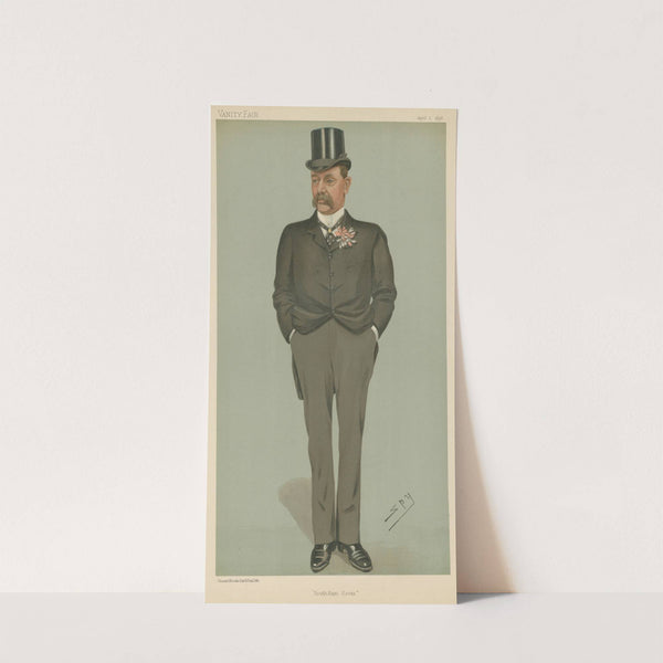 Politicians – ‘South-East Essex.’ Major Frederic Carne Rasch. 1 April 1896 (1896) by Leslie Matthew Ward