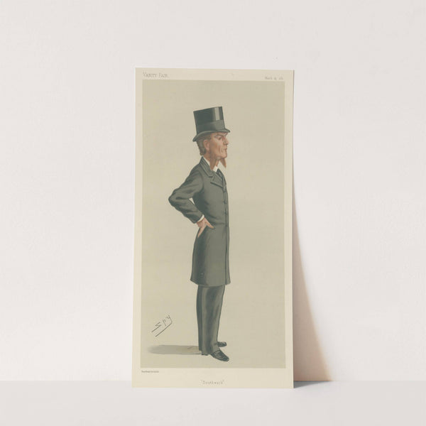 Politicians – ‘Southwark’. Mr. Edward Clarke. March 13, 1880 (1880) by Leslie Matthew Ward