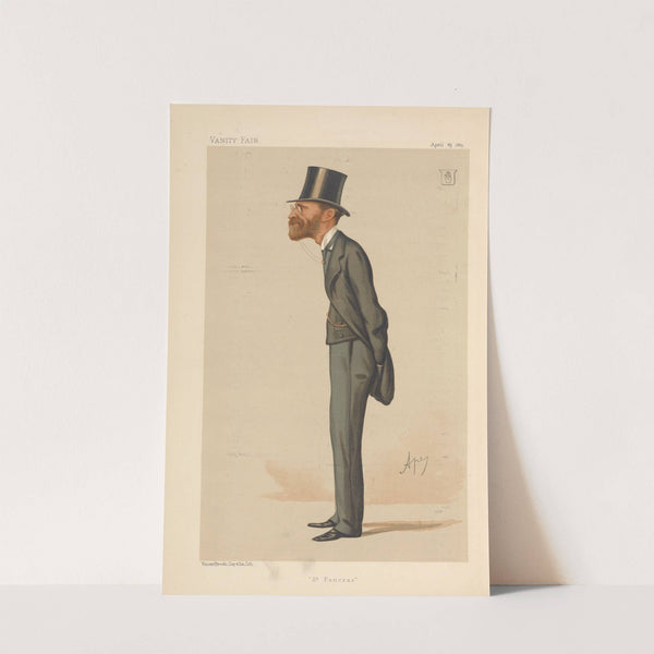 Politicians – ‘St. Pancras’. Sir Julian Goldsmid. April 23, 1887 (1887) by Carlo Pellegrini