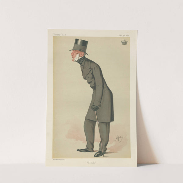 Politicians – ‘Suffolk’. The Earl of Stradbroke. 31 July 1875 (1875) by Carlo Pellegrini