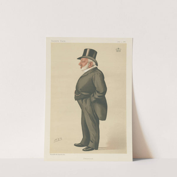 Politicians – ‘Sweansea’. Sir Henry Hussey Vivian. 5 June 1886 (1886) by Leslie Matthew Ward