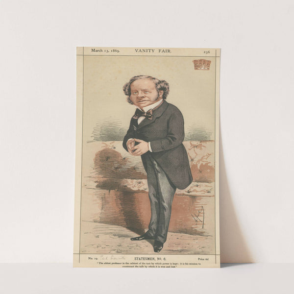 Politicians – ‘The ablest professor in the cabinet of the tact by which power is kept…… Earl Granville. March 13, 1869 (1869) by Carlo Pellegrini