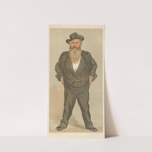 Politicians – ‘The Gateshead Giant’. Mr. William Allen. October 26, 1893 (1893) by Leslie Matthew Ward