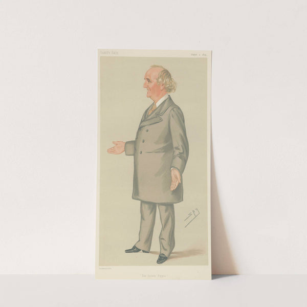 Politicians – ‘The Golden Pippin’. Mr. William Cunliffe Brooks. August 2 (1879) by Leslie Matthew Ward