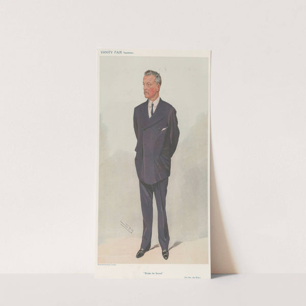 Politicians – ‘The Hon. Abe Bailey’. September 9, 1908 (1908) by Leslie Matthew Ward