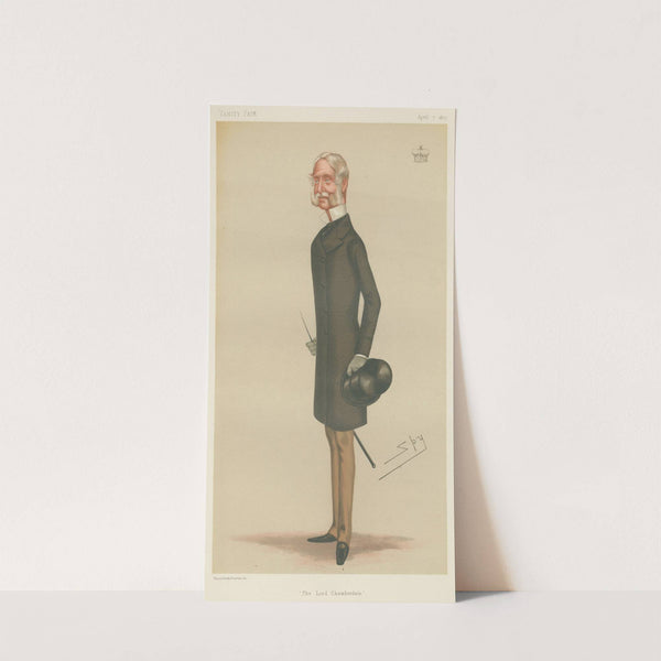 Politicians – ‘The Lord Chamberlain.’ The Marquess of Hertferd. 7 April 1877 (1877) by Leslie Matthew Ward