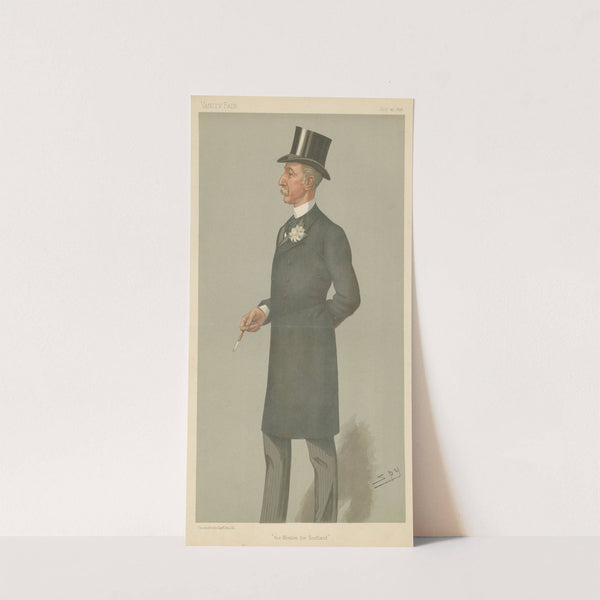 Politicians – ‘The Member for Scotland.’ Sir Lewis McIver. 23 July 1896 (1896) by Leslie Matthew Ward