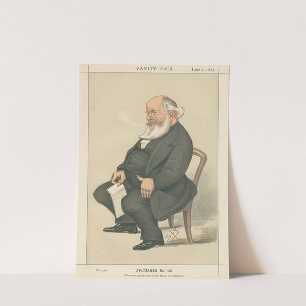 Politicians – ‘The most popular man in the House od Commons’. Mr. Robert Dalglish. June 7, 1873 (1873) by Leslie Matthew Ward